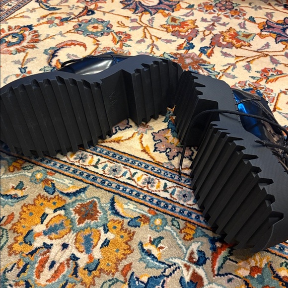 Log sole Derby shoes - Picture 3 of 7